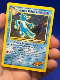 VTG 2000 Pokemon Gym Challenge Misty’s Golduck 12/132 Holo Rare NM/LP - Image 2