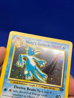 VTG 2000 Pokemon Gym Challenge Misty’s Golduck 12/132 Holo Rare NM/LP - Image 3