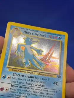 VTG 2000 Pokemon Gym Challenge Misty’s Golduck 12/132 Holo Rare NM/LP - Image 5