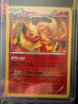 Flareon 13/98 Uncommon Ancient Origins Pokemon Reverse Holo Near Mint - Image 1