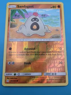 Pokemon Sandygast Reverse Holo - 126/236 - Cosmic Eclipse LP - Image 1