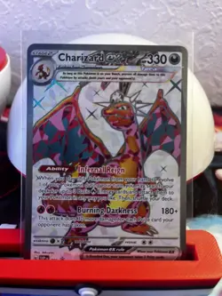 Charizard ex 056 Holo Promo Scarlet & Violet Promo Pokemon NM Small mark on back - Image 1