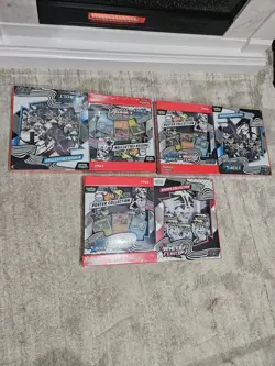 Pokemon TCG Black Bolt & White Flare Binder Poster Collection Boxes Set of 4 - Image 1