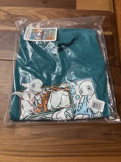 2026 Pokemon International Championships NAIC Kanto Starters Comic Small Shirt - Image 1