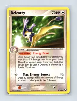 Delcatty (EX Power Keepers) 8/108 Rare Deck Exclusives Pokemon Lightly Played - Image 1