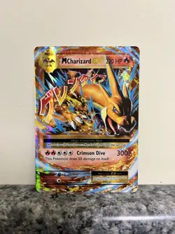 Pokemon M Charizard EX Ultra Rare Holo Mega Evolution 13/108 Evolutions - Image 1