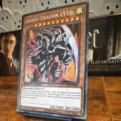 Yu-Gi-Oh! Konami Armed Dragon LV10 SGX3-ENI27 Effect Secret Foil 1st Ed - Image 3