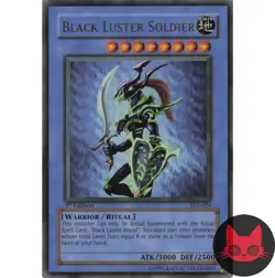 Yugioh Black Luster Soldier SYE-024 Ultra Rare 1st Edition MP - Image 1