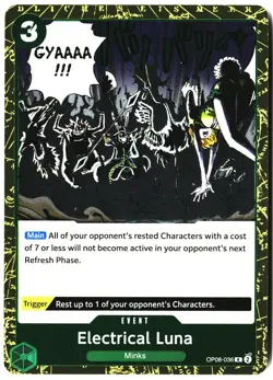 Electrical Luna OP08-036 Rare Two Legends One Piece Foil Near Mint - Image 1