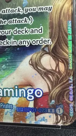 2024 One Piece TCG Donquixote Doflamingo SP Alt Art OP07-073 PSA 10 - Image 4