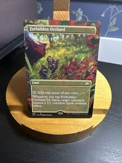 Forbidden Orchard Double Masters 2022 Borderless Rare Land Regular EN #405 - Image 1