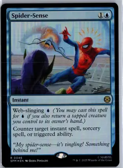 Spider-Sense 46 MTG Marvel's Spider-Man FOIL NM/M - Image 1