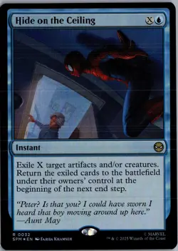 Hide on the Ceiling 32 MTG Marvel's Spider-Man FOIL NM/M - Image 1