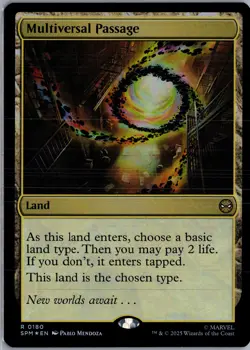 Multiversal Passage 180 MTG Marvel's Spider-Man FOIL NM/M - Image 1