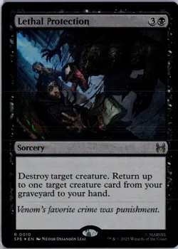 Lethal Protection 10 MTG Marvel's Spider-Man: Eternal-Legal FOIL NM/M - Image 1