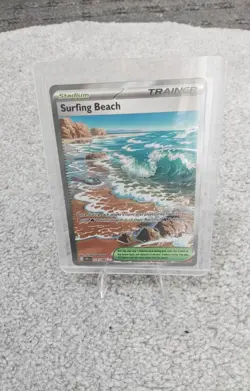 Pokemon TCG Surfing Beach 114/086 Mega Evolution: Chaos Rising Ultra Rare New - Image 1
