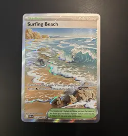 Pokemon Company Surfing Beach 114/086 Chaos Rising Stadium - Image 1