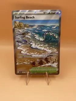 Pokemon TCG Surfing Beach Chaos Rising Ultra Rare 114/086 NM Near Mint Holo - Image 1