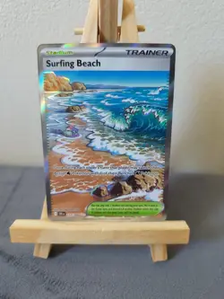 Surfing Beach - 114/086 Pokemon TCG - Chaos Rising - Excellent - Image 1