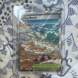 Pokemon Surfing Beach 114/086 Chaos rising pokemon tcg - Image 1
