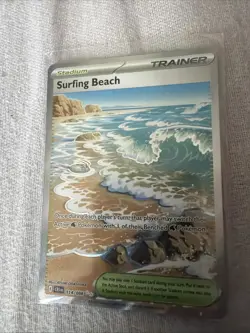 Pokemon TCG Surfing Beach Trainer Chaos Rising 114/086 - Image 1