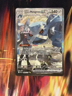 Steven's Metagross ex 289/217 Special Illustration Rare Ascended Heroes Pokemon - Image 1