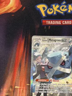 Steven's Metagross ex 289/217 Special Illustration Rare Ascended Heroes Pokemon - Image 3