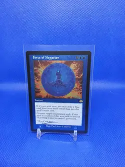 Magic MTG Modern Horizons ETCHED FOIL Force of Negation NEAR MINT x NM - Image 1