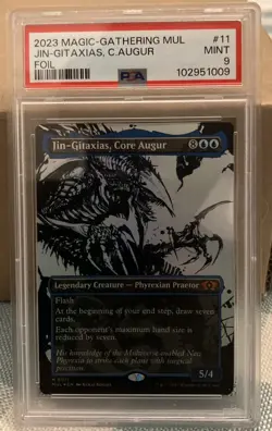 2023 MTG MUL Jin-Gitaxias, Core Augur Foil #11 PSA 9 - Image 1
