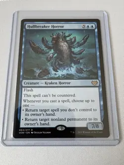 Hullbreaker Horror Creature Rare Blue 063/277 Crimson Vow 1x NM - Image 1