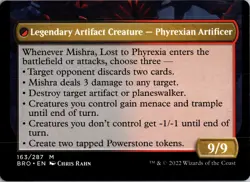 Phyrexian Dragon Engine 163 Rare The Brothers' War Magic: The Gathering LP - Image 2