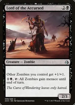 Lord of the Accursed 1x MtG Amonkhet PLAYED - Image 1