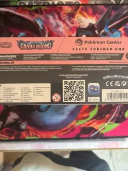 Pokemon Chaos Rising Pokemon Center ETB Elite Trainer Box Factory Sealed New - Image 5