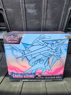 Pokemon Chaos Rising Pokemon Center ETB Elite Trainer Box Factory Sealed New - Image 1