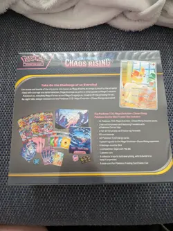 Chaos Rising Pokemon Centre Elite Trainer Box (ETB) New Factory Sealed In-hand - Image 3