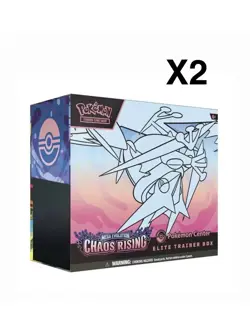 2X Pokemon TCG Chaos Rising ETB Elite Trainer Box Factory Sealed Brand New - Image 1