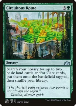 Circuitous Route 1x FOIL GRN MTG Guilds of Ravnica Uncommon MINT green - Image 1