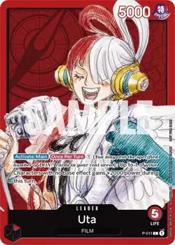 Uta (One Piece Film Red) One Piece Promotion Cards PR • P-011 Near Mint • Normal - Image 1