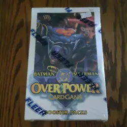 DC OverPower Card Game CCG Batman Superman Box Booster Packs SEALED Brand New - Image 1