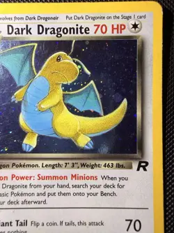 Dark Dragonite - 5/82 - Pokemon Team Rocket Unlimited Holo Rare Card WOTC - Image 3