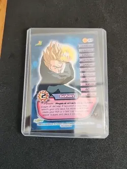 Dragon Ball Z TCG Gohan 164 165 Hi Tech Foil Folding Personality Card UNLIMITED - Image 2