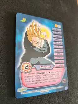 Dragon Ball Z TCG Gohan 164 165 Hi Tech Foil Folding Personality Card UNLIMITED - Image 4