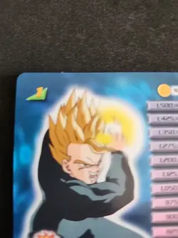 Dragon Ball Z TCG Gohan 164 165 Hi Tech Foil Folding Personality Card UNLIMITED - Image 5
