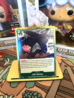 Off-White - EB01-019 - R - Foil One Piece Card Game Memorial Collection English - Image 1