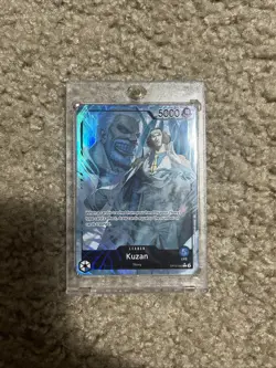 One Piece TCG Kuzan OP12-040 Alternate Art Foil Rare Leader Card NM Condition - Image 1
