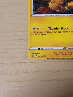 Pikachu SWSH153 SWSH Promo Cards 2022 Holo Promo EN 60 HP - Image 4