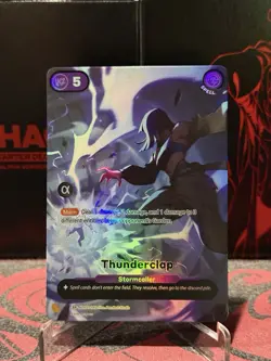 Azuki TCG Thunderclap SR Alpha Spell Card AZK01 - Image 1