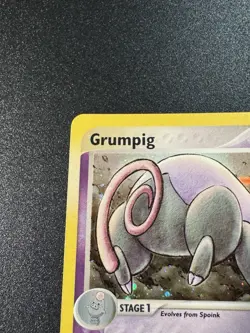 Grumpig 6/97 Dragon Holo Rare Stage 1 80 HP English Pokemon TCG Card - Image 2