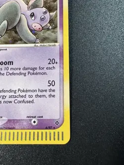 Grumpig 6/97 Dragon Holo Rare Stage 1 80 HP English Pokemon TCG Card - Image 4