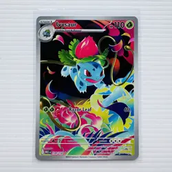 Ivysaur 134/132 Illustration Rare Mega Evolution Pokemon TCG Card - Image 1
